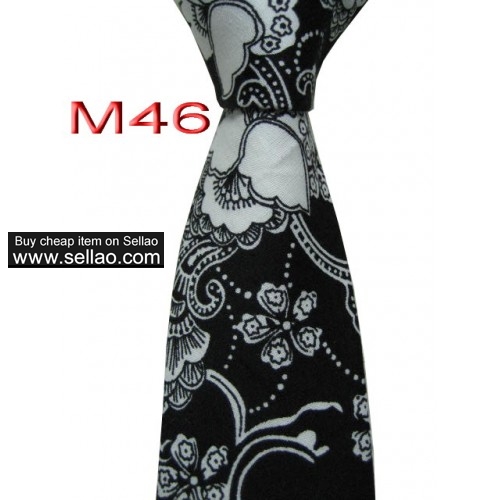 M46  #100%Silk Jacquard Woven Handmade Men's Tie Necktie