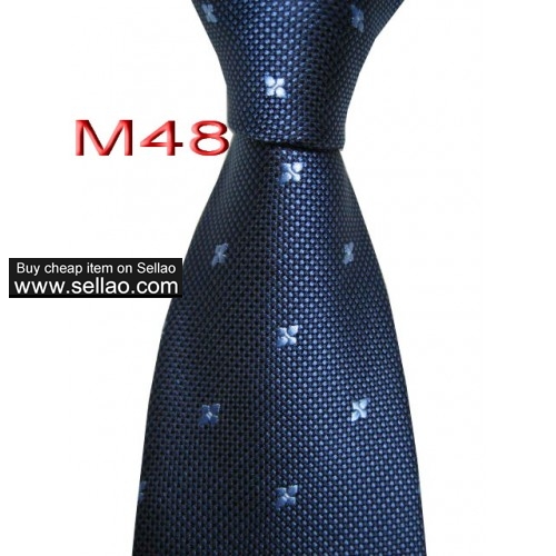 M48  #100%Silk Jacquard Woven Handmade Men's Tie Necktie