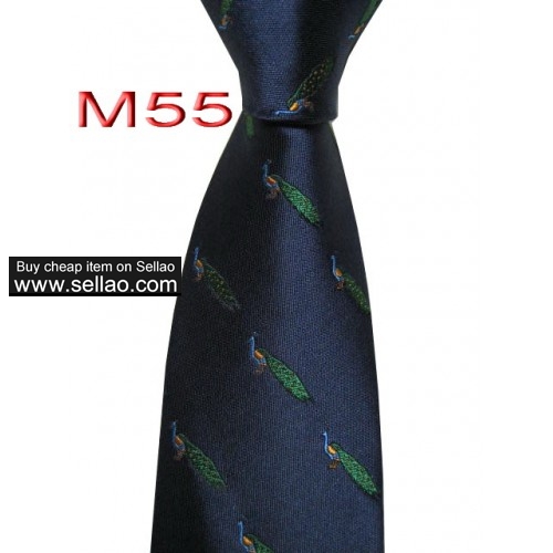 M55  #100%Silk Jacquard Woven Handmade Men's Tie Necktie