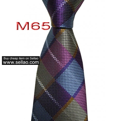 M65  #100%Silk Jacquard Woven Handmade Men's Tie Necktie