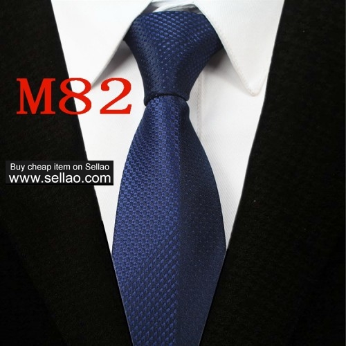 M82  #100%Silk Jacquard Woven Handmade Men's Tie Necktie