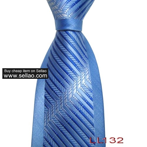 100%Silk Jacquard Woven Handmade Men's Tie Necktie  #LL132