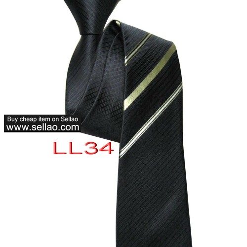 100%Silk Jacquard Woven Handmade Men's Tie Necktie  #LL34