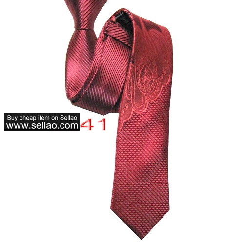 100%Silk Jacquard Woven Handmade Men's Tie Necktie  #LL41