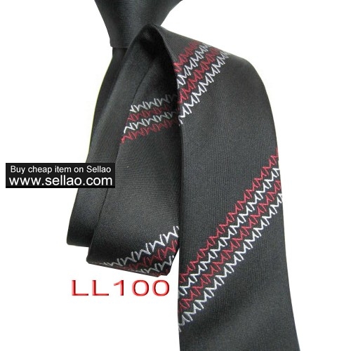 100%Silk Jacquard Woven Handmade Men's Tie Necktie  #LL100