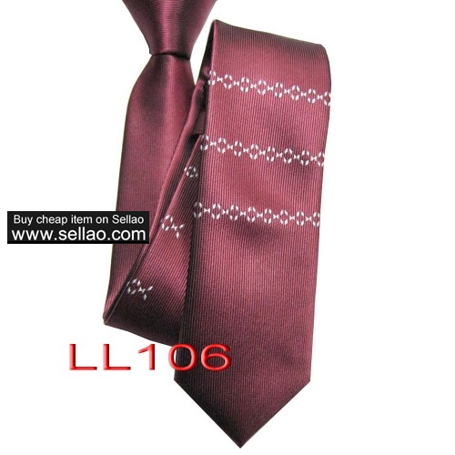 100%Silk Jacquard Woven Handmade Men's Tie Necktie  #LL106