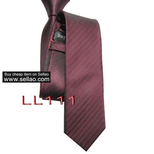 100%Silk Jacquard Woven Handmade Men's Tie Necktie  #LL111