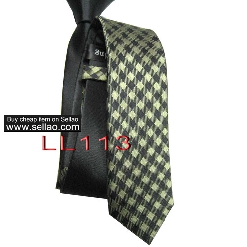 100%Silk Jacquard Woven Handmade Men's Tie Necktie  #LL113