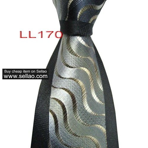 100%Silk Jacquard Woven Handmade Men's Tie Necktie  #LL170