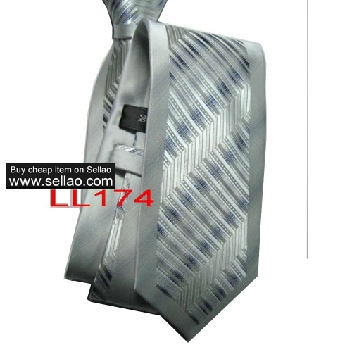100%Silk Jacquard Woven Handmade Men's Tie Necktie  #LL174