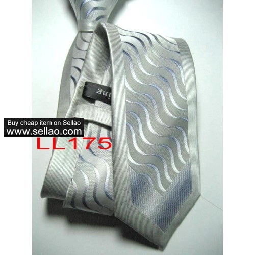 100%Silk Jacquard Woven Handmade Men's Tie Necktie  #LL175