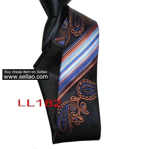 100%Silk Jacquard Woven Handmade Men's Tie Necktie  #LL182