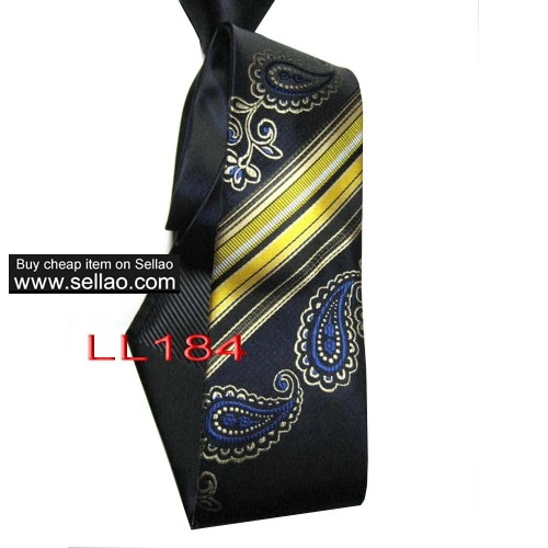 100%Silk Jacquard Woven Handmade Men's Tie Necktie  #LL184
