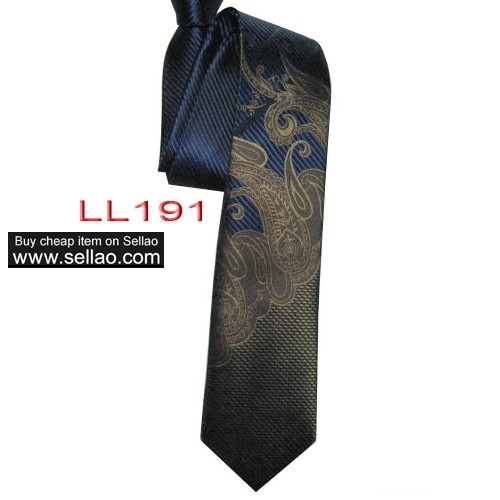 100%Silk Jacquard Woven Handmade Men's Tie Necktie  #LL191