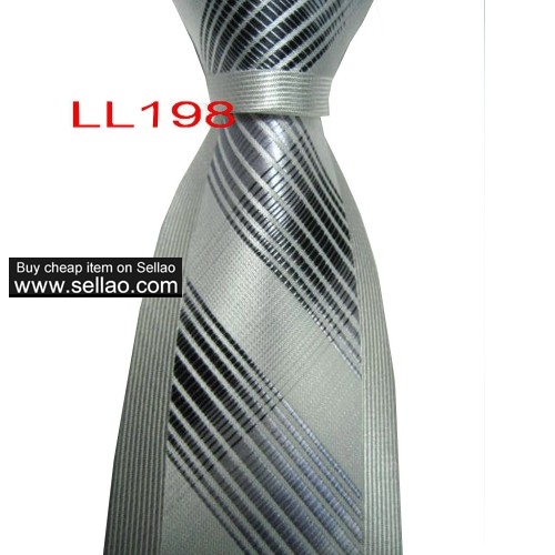 100%Silk Jacquard Woven Handmade Men's Tie Necktie  #LL198
