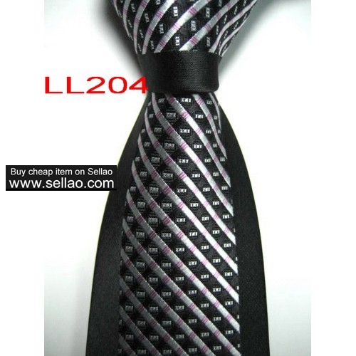 100%Silk Jacquard Woven Handmade Men's Tie Necktie  #LL204