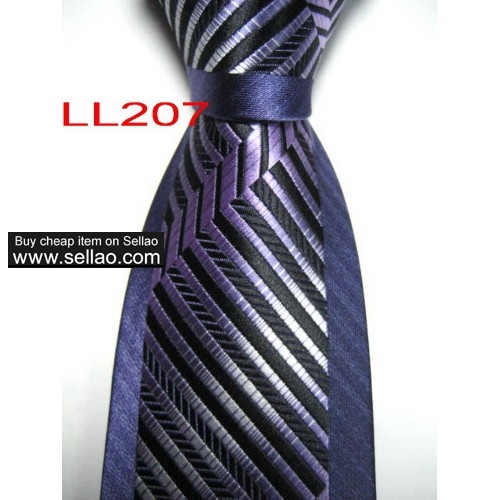 100%Silk Jacquard Woven Handmade Men's Tie Necktie  #LL207