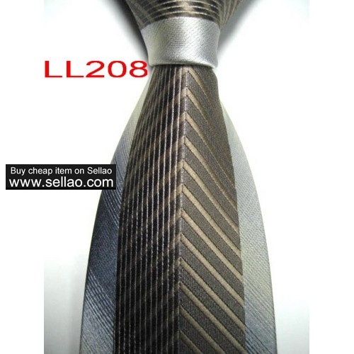 100%Silk Jacquard Woven Handmade Men's Tie Necktie  #LL208