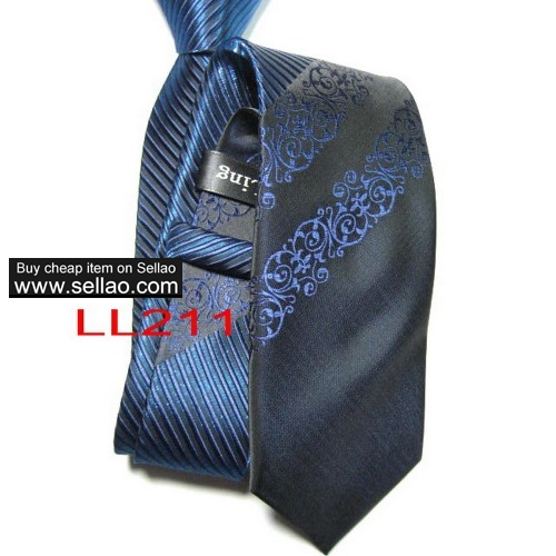 100%Silk Jacquard Woven Handmade Men's Tie Necktie  #LL211