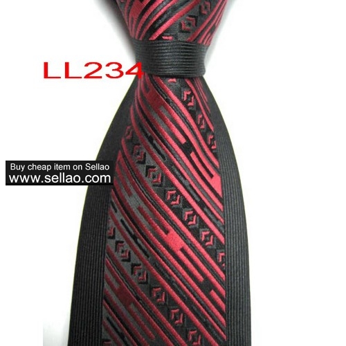 100%Silk Jacquard Woven Handmade Men's Tie Necktie  #LL234