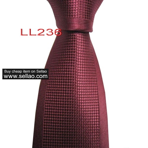 100%Silk Jacquard Woven Handmade Men's Tie Necktie  #LL236