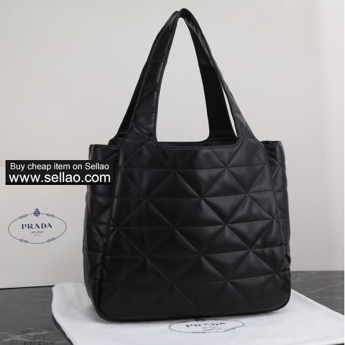 3A Quality Shoulder bag Leather Hardware Diamond Pattern Tote Bag 40-36-16cm