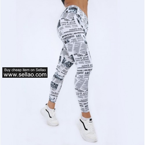 YBPD-0002,European gradual change four needle six line yoga tight ninth women pants