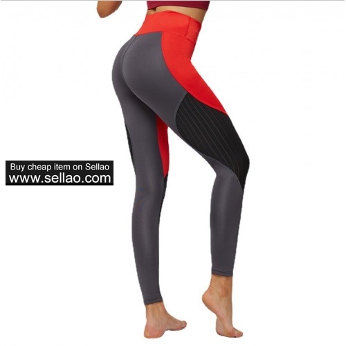 YBPD-0006,women outdoor sports  high elastic tight hip splicing high waist yoga pants